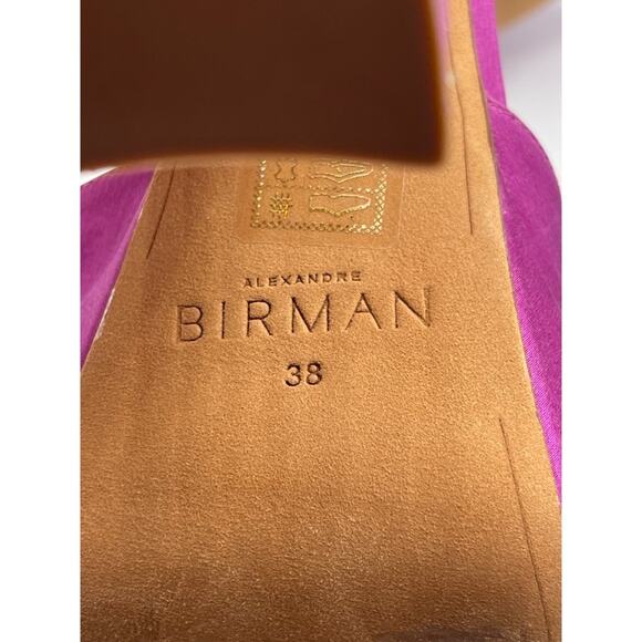 Alexandre Birman Madelina Curve 120 Pink Crystal Platform Heels Size 38 - Picture 10 of 10